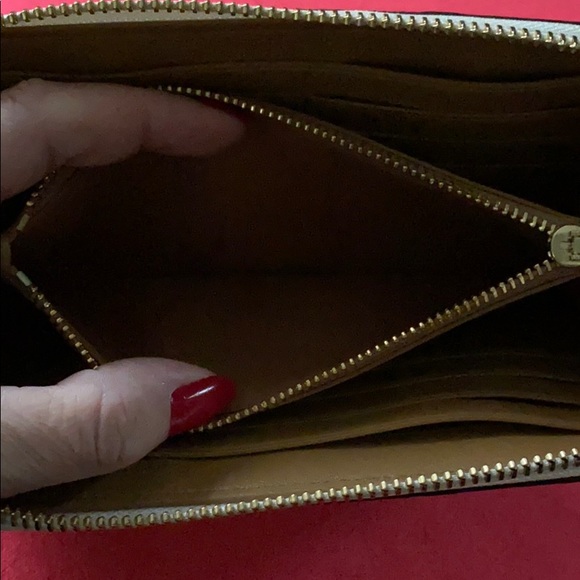 🆕 Coach Accordion ZIP Wallet in sig. Leather - Picture 5 of 5